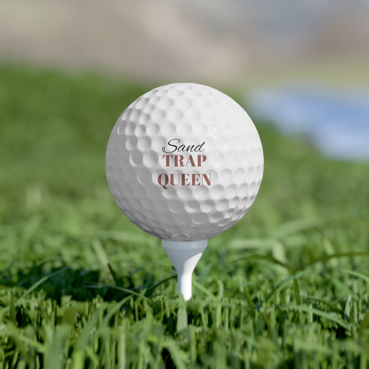 Sand Trap Queen Golf Balls, 6pcs